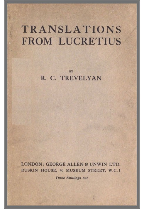 Translations from Lucretius