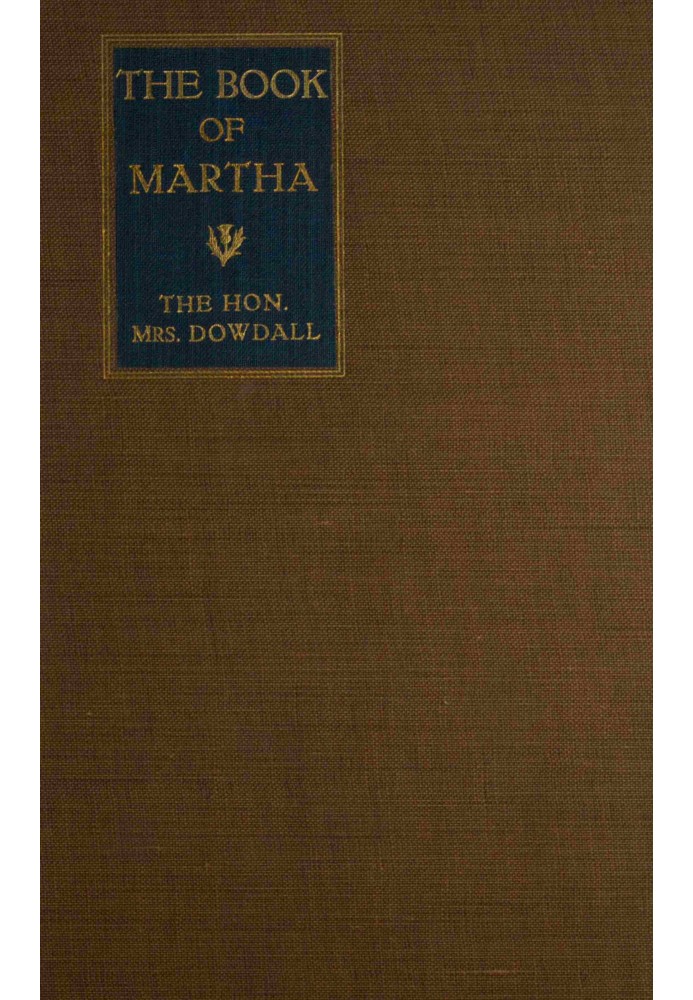 The book of Martha