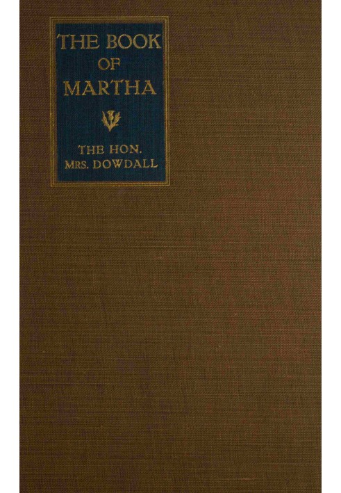 The book of Martha