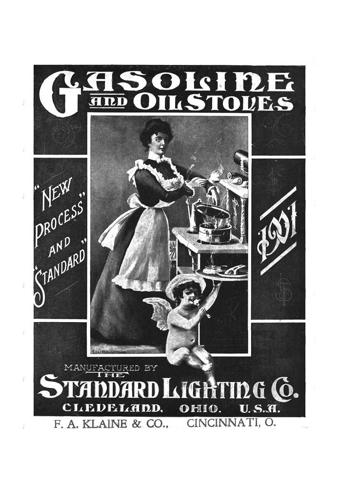 Gasoline and Oil Stoves, "New Process" and "Standard." 1901