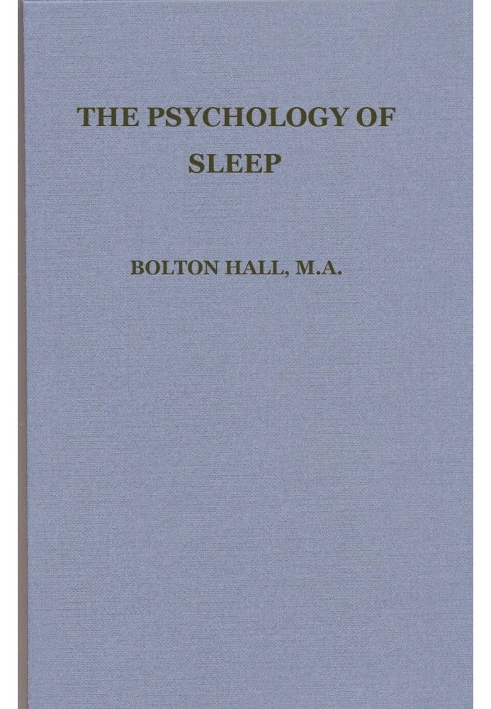 The psychology of sleep