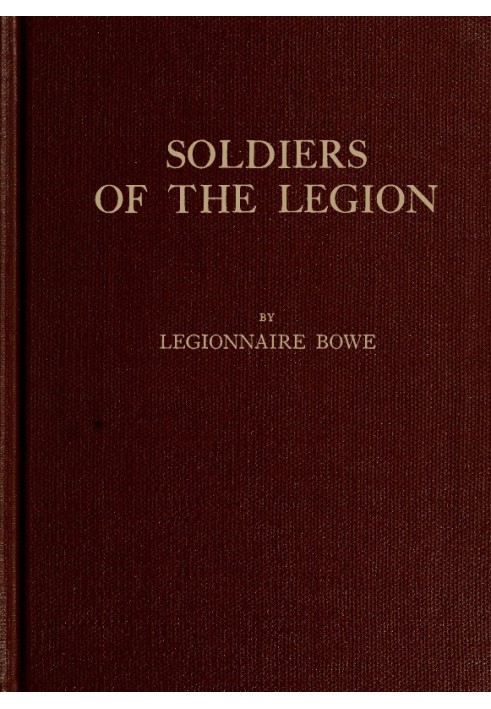 Soldiers of the Legion, Trench-Etched