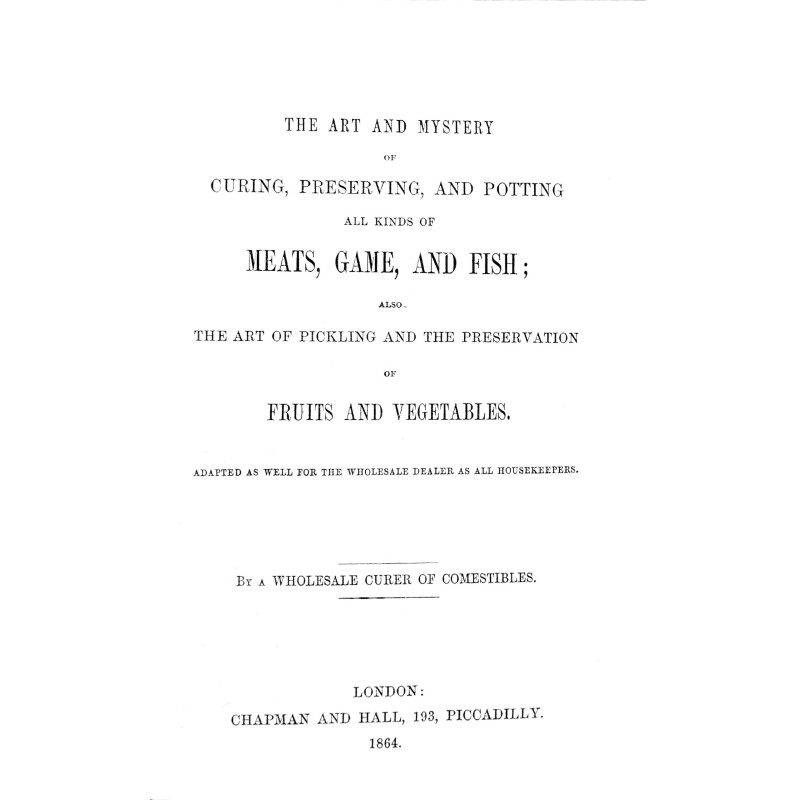 The art and mystery of...