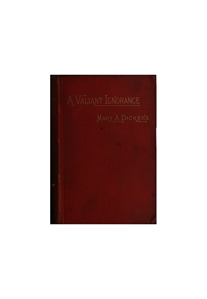 A Valiant Ignorance; vol. 2 of 3 A Novel in Three Volumes