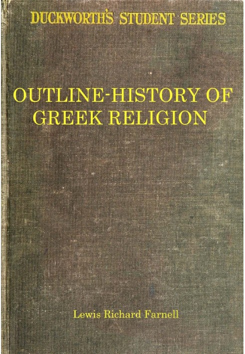 Outline-history of Greek religion