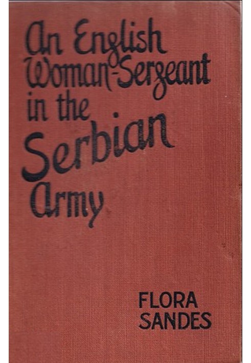 An English woman-sergeant in the Serbian Army