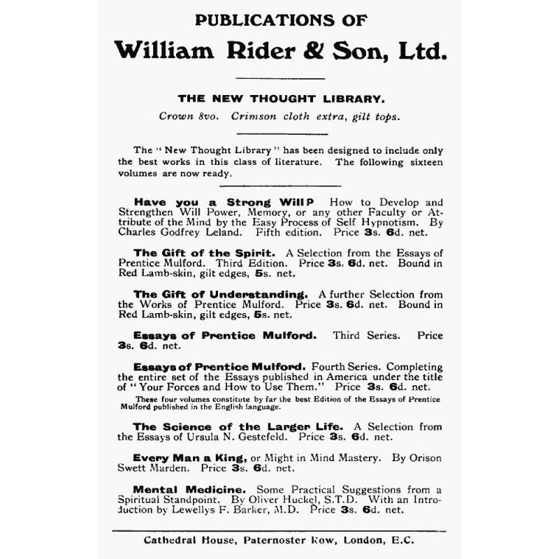 Publications of William...