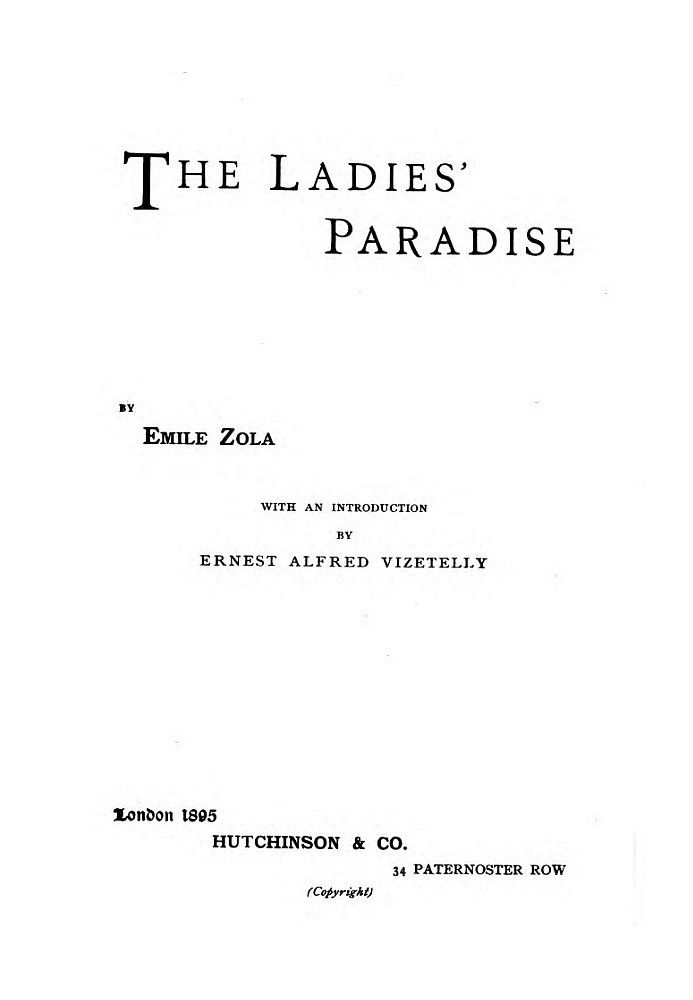 The Ladies' Paradise