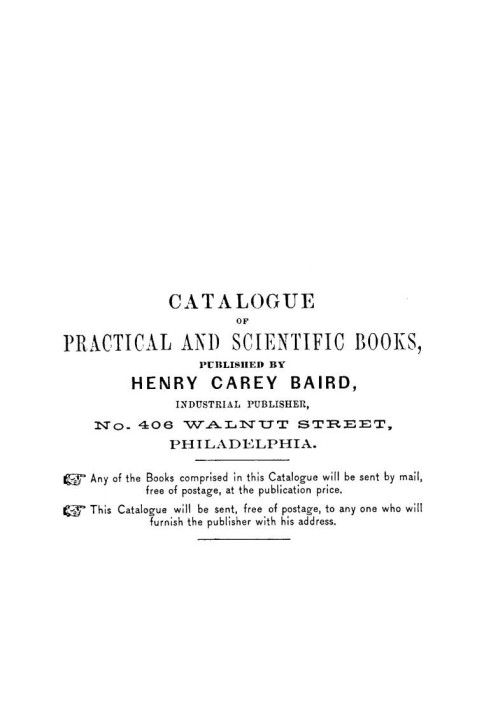 Catalogue of Practical and Scientific Books