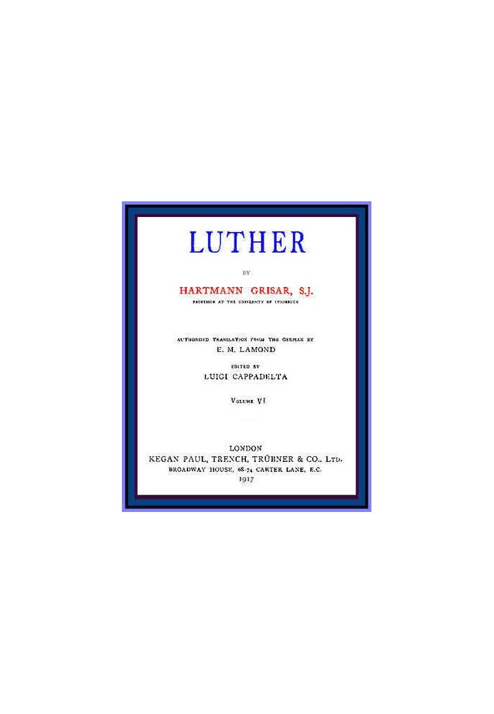 Luther, vol. 6 of 6