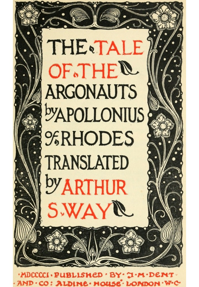 The Tale of the Argonauts