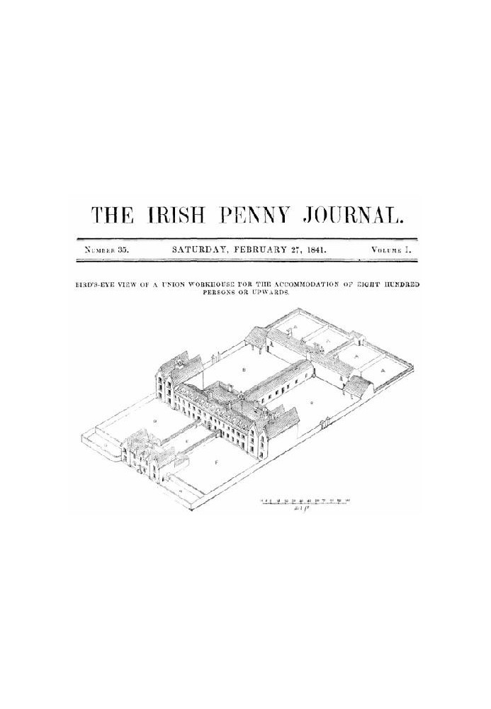 Ирландский пенни-журнал, Том. 1 № 35, 27 февраля 1841 г.