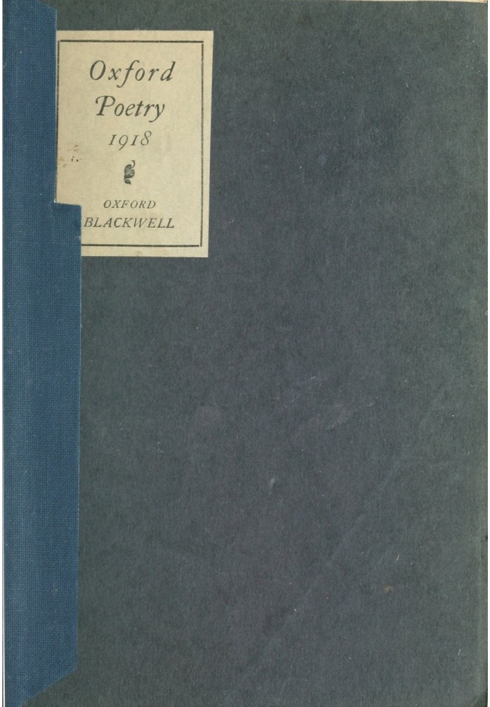 Оксфордська поезія, 1918