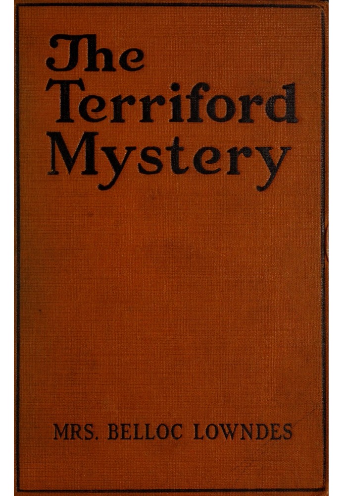 The Terriford mystery