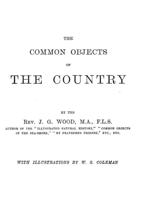 The Common Objects of the Country