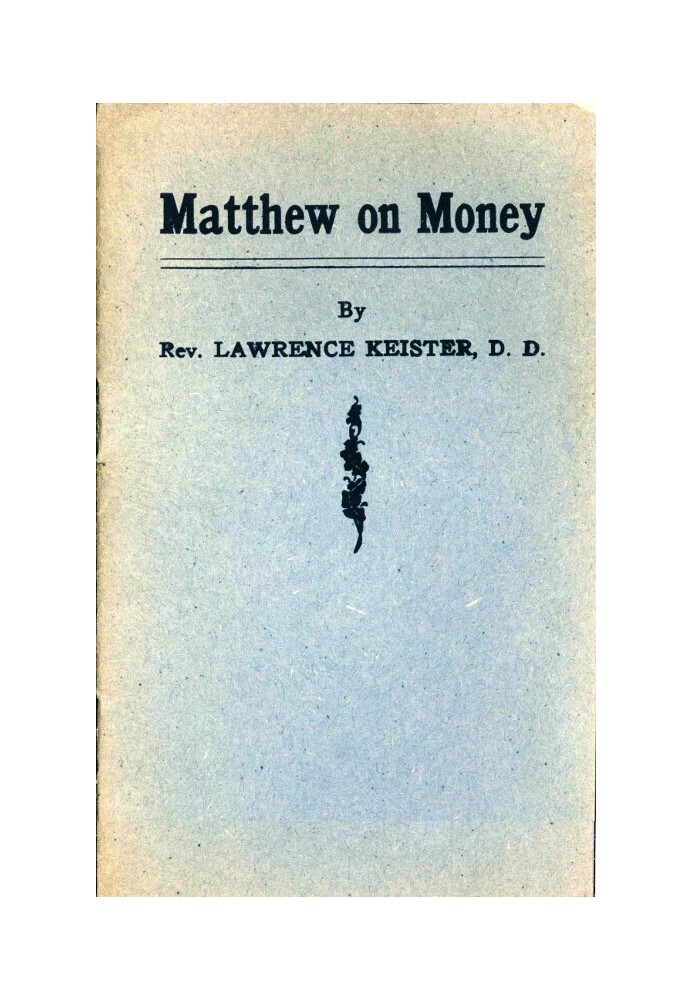 Matthew on Money