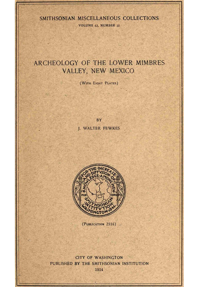 Archeology of the lower Mimbres valley, New Mexico