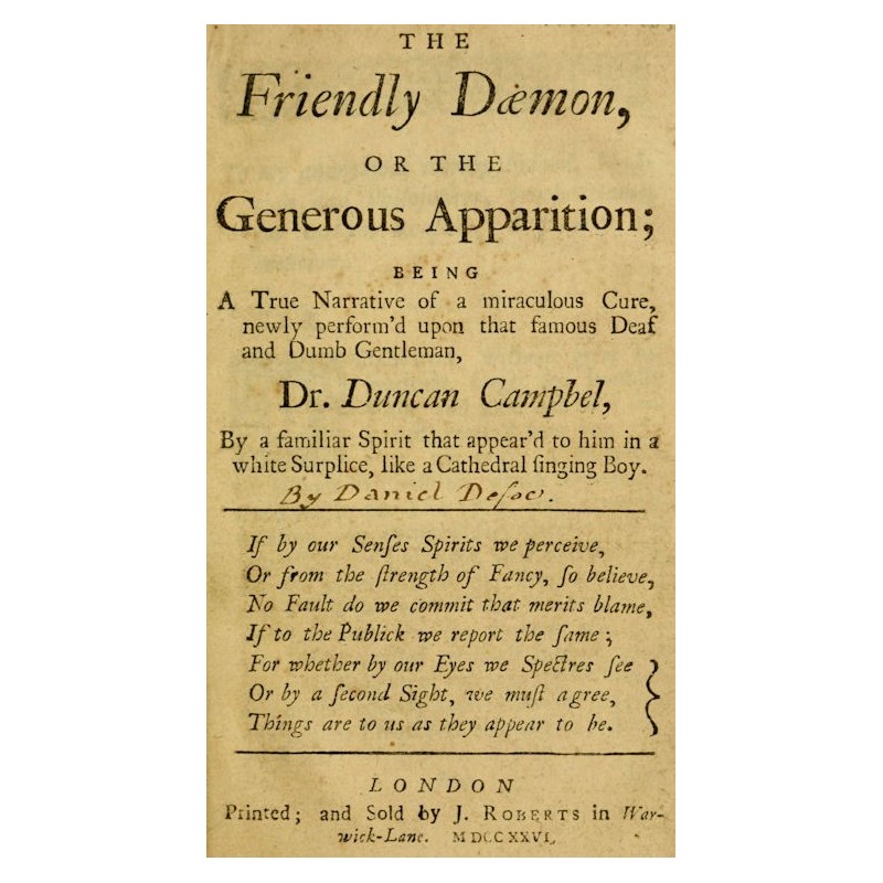 The Friendly Daemon, or the...