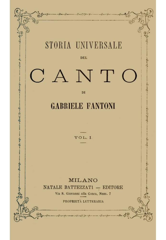 Universal history of singing, Vol. 1 (of 2)