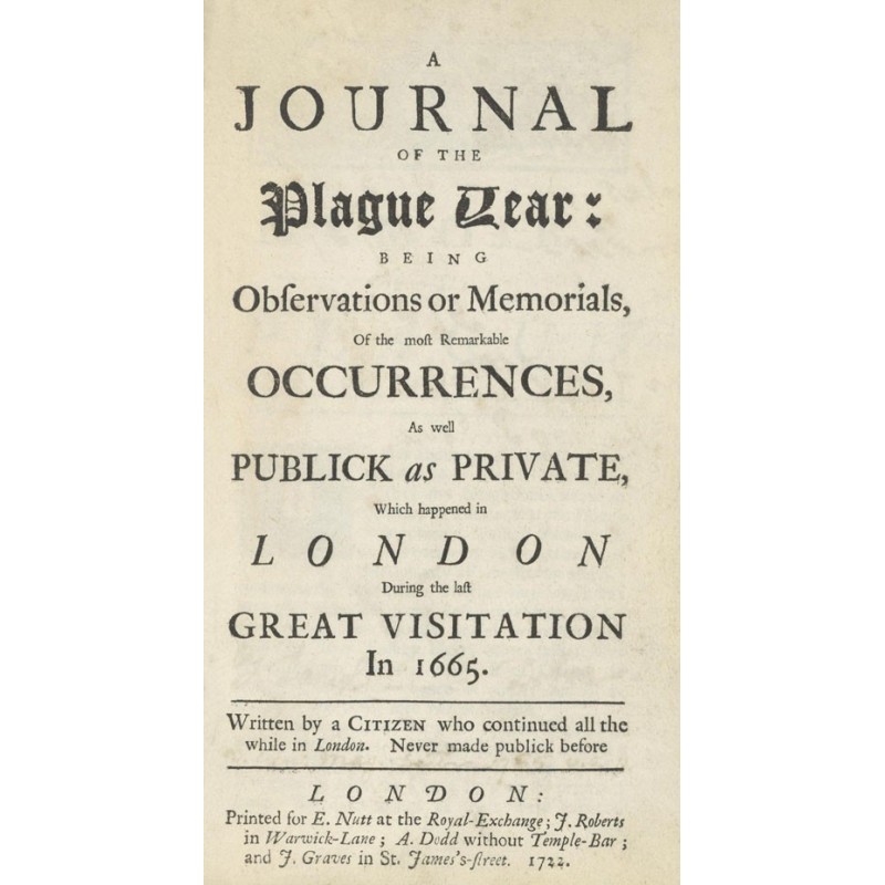 A Journal of the Plague...