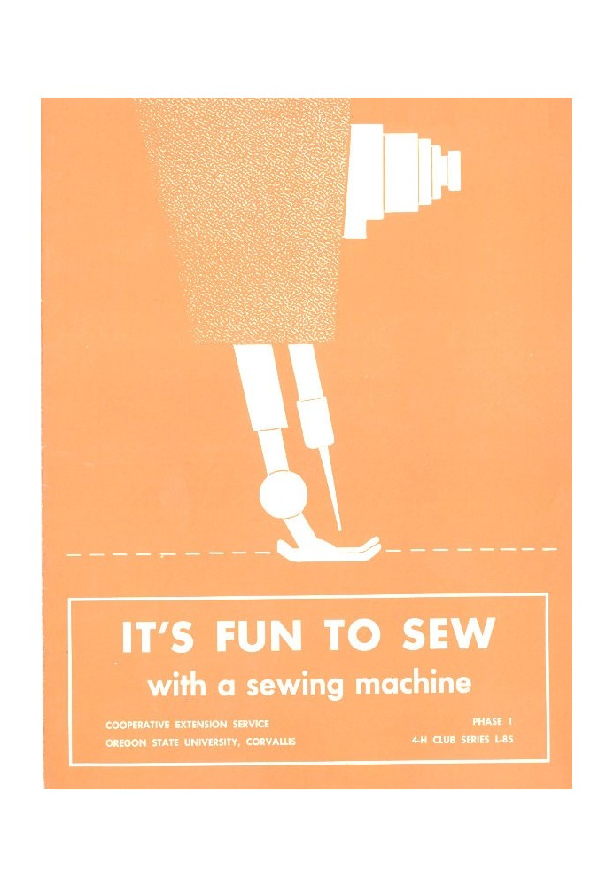 It's Fun to Sew with a Sewing Machine