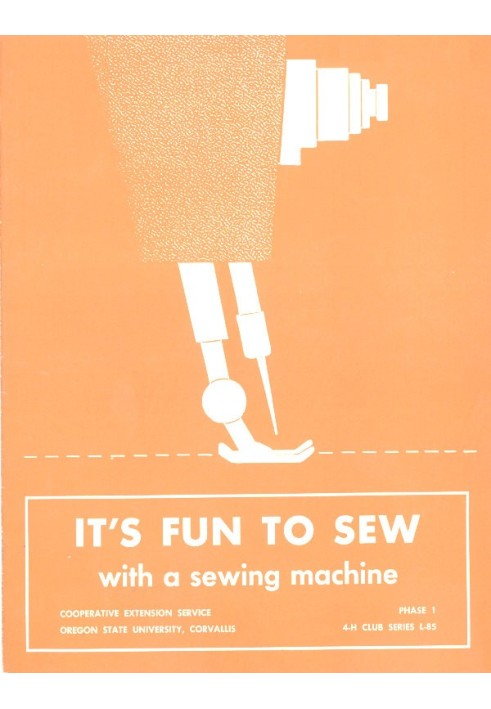 It's Fun to Sew with a Sewing Machine