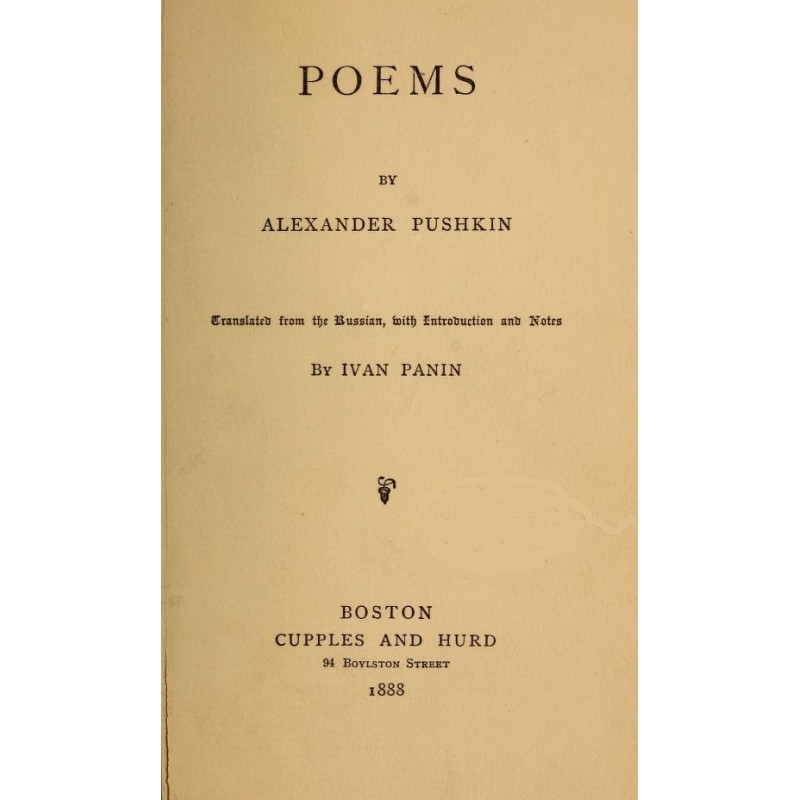 Poems With Introduction and...