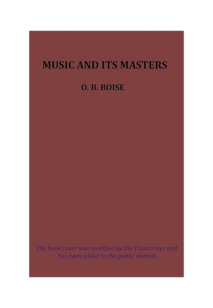 Music and Its Masters