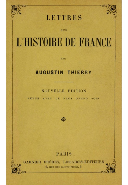 Letters on the history of France