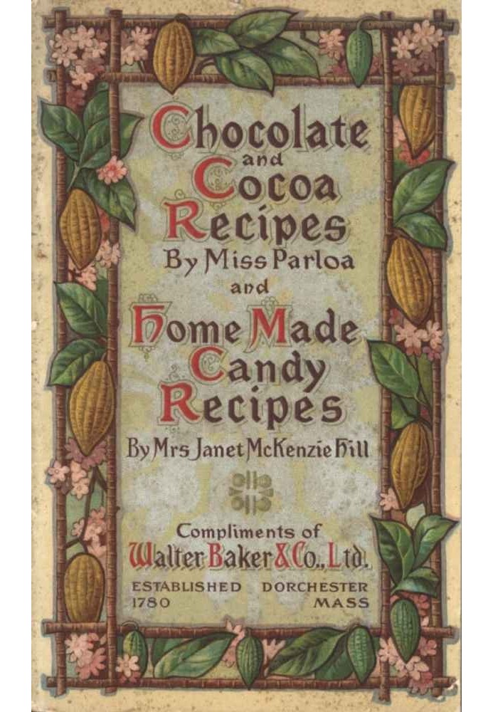 Chocolate and Cocoa Recipes and Home Made Candy Recipes