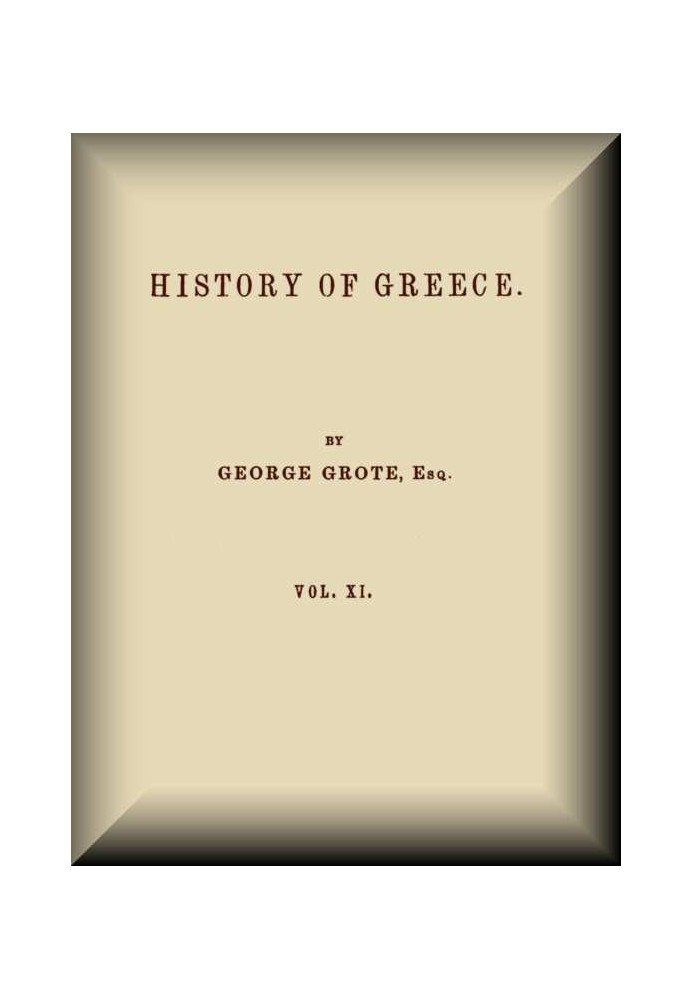 History of Greece, Volume 11 (of 12)