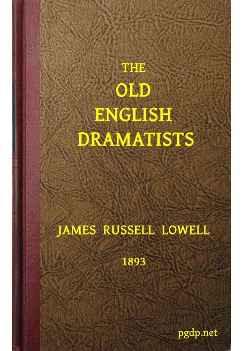 The old English dramatists