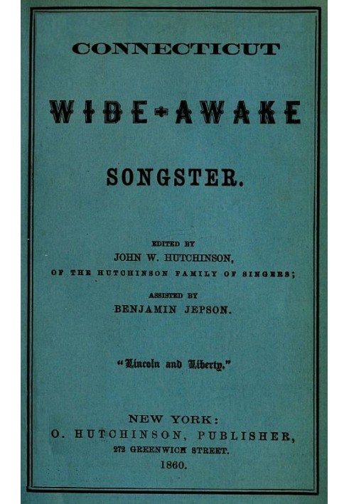 Connecticut Wide-Awake Songster