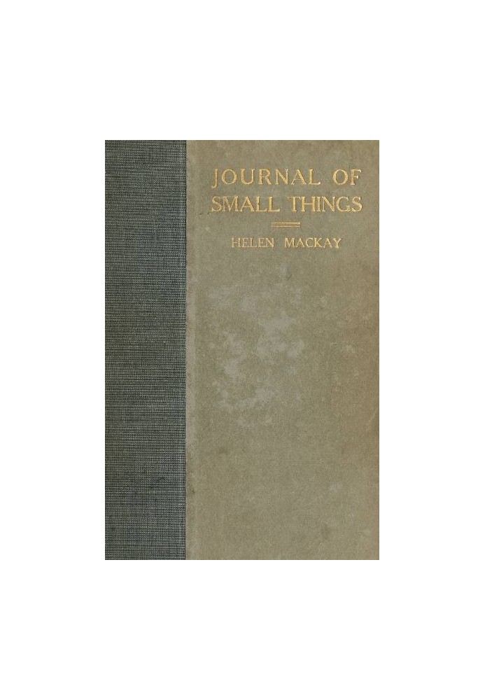 Journal of Small Things