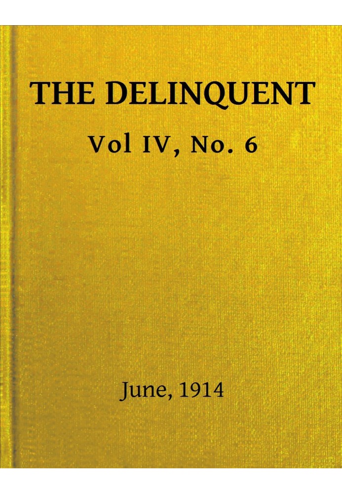 Злочинець, том. IV, № 6, червень 1914 р