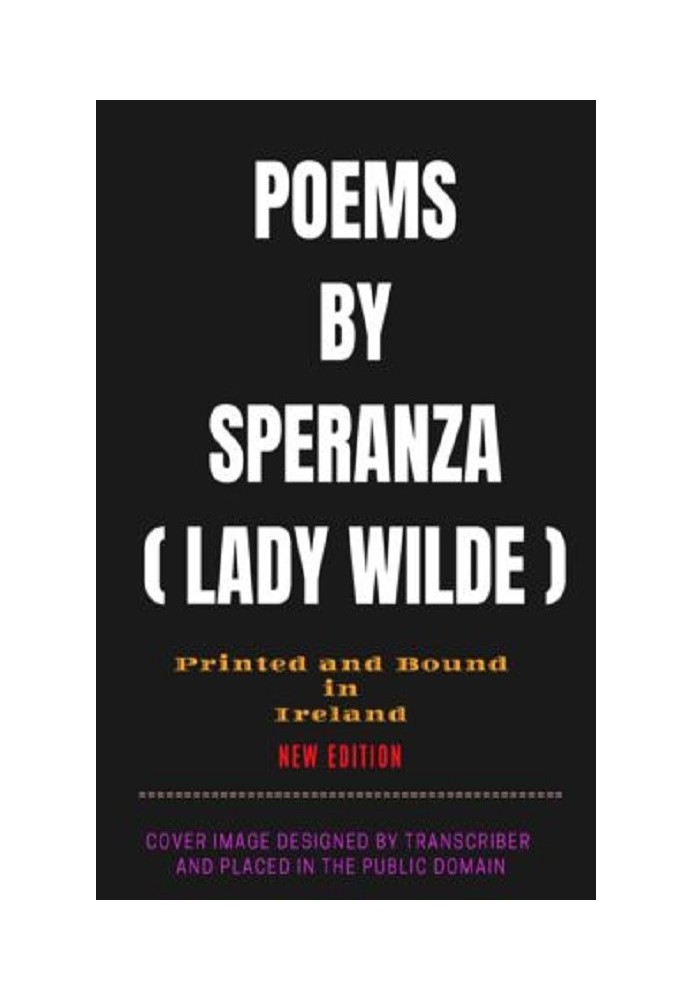 Poems by Speranza