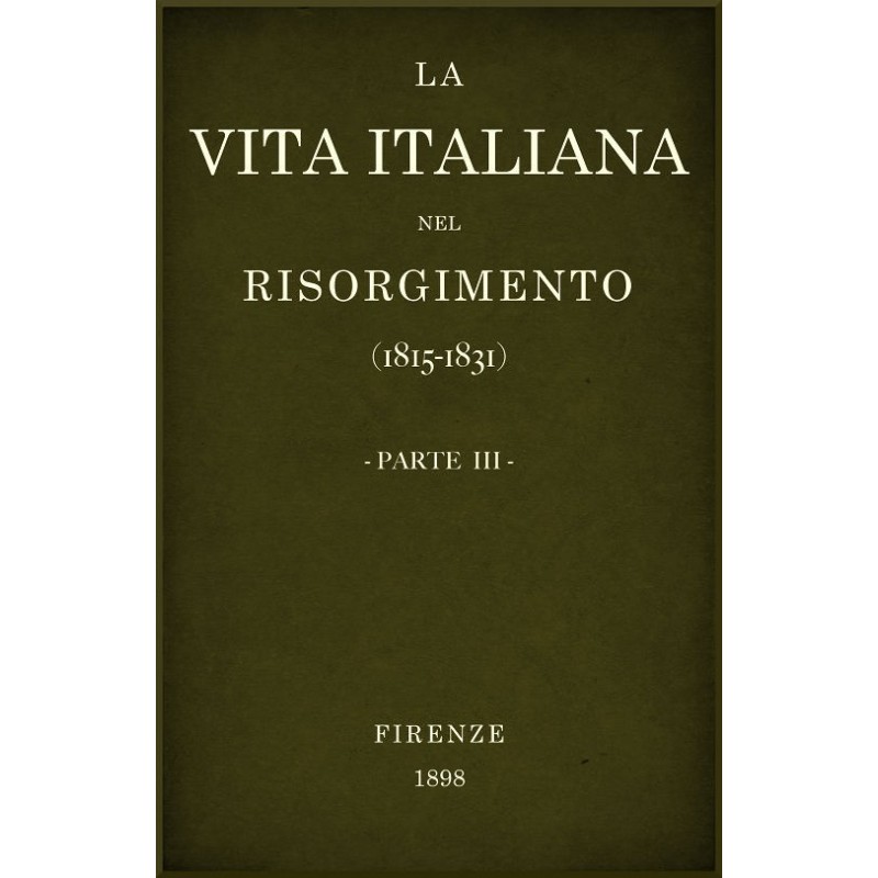 Italian life in the...