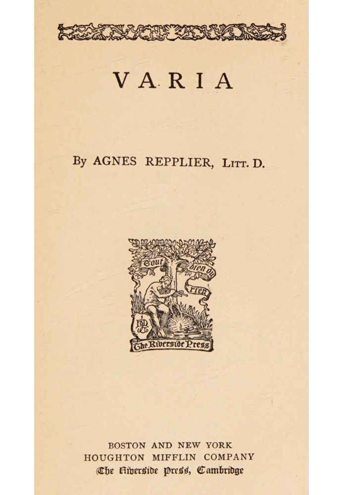 Varia