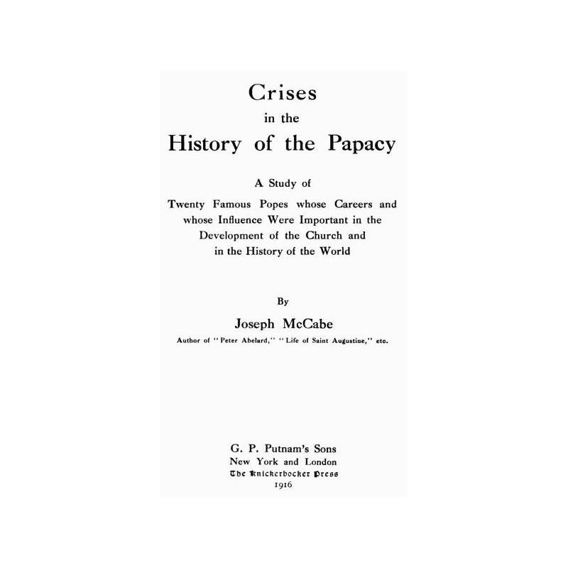 Crises in the History of...