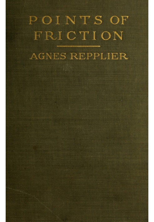 Points of friction