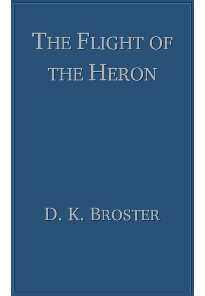 The flight of the heron