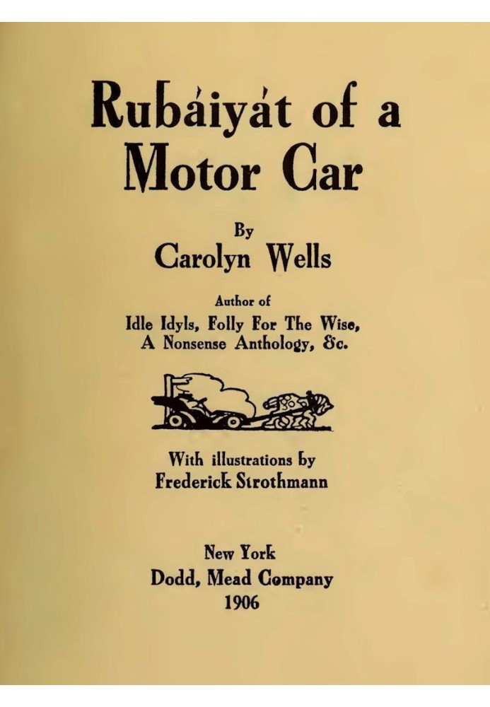 Rubáiyát of a Motor Car