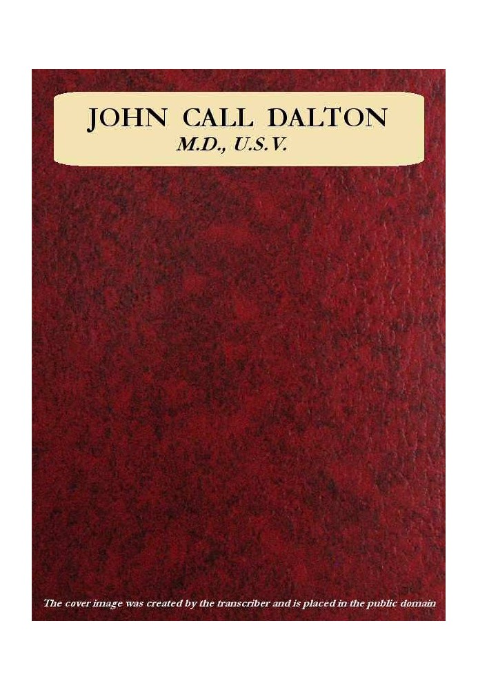 John Call Dalton, M.D., U.S.V.