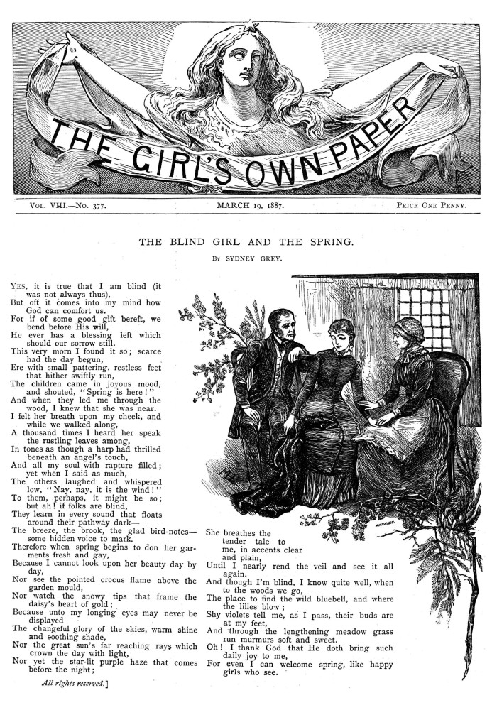 The Girl's Own Paper, vol. VIII., no. 377, March 19, 1887