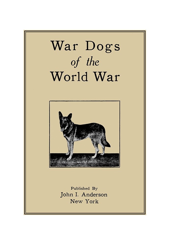 War Dogs of the World War