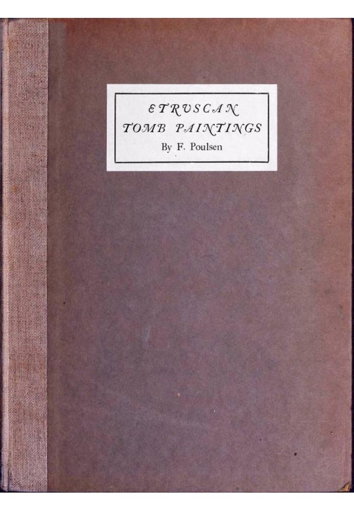 Этрусские гробницы, их сюжеты и значение