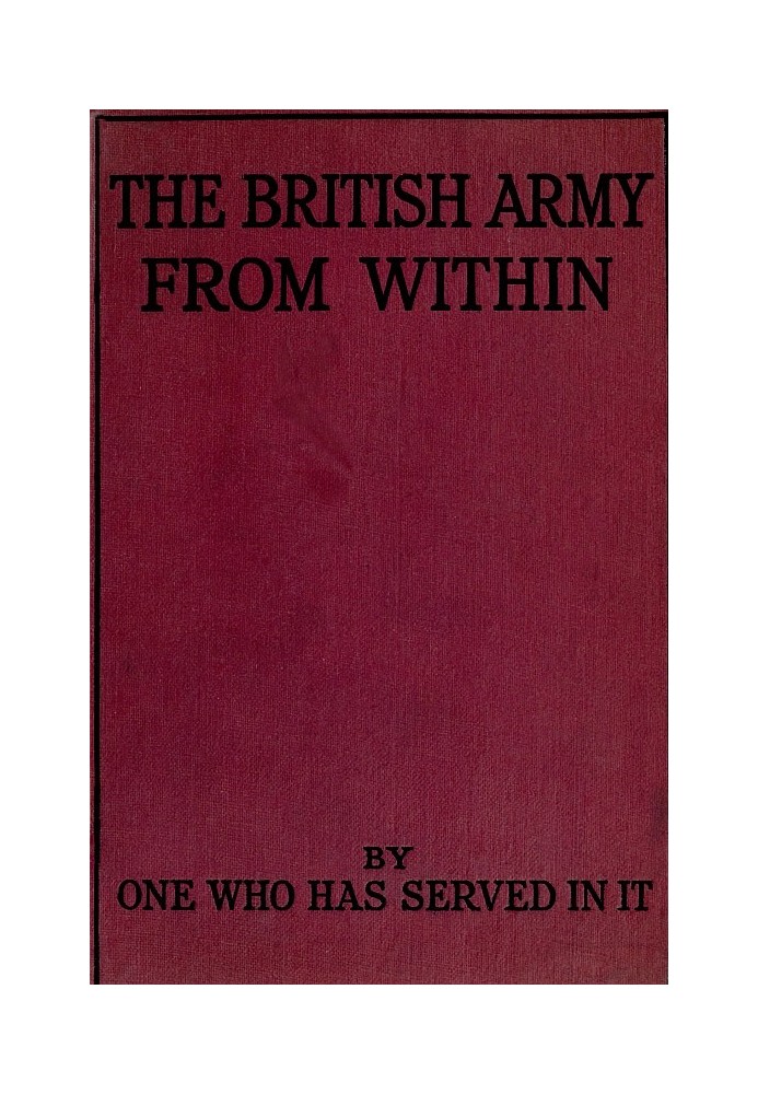 The British Army from Within