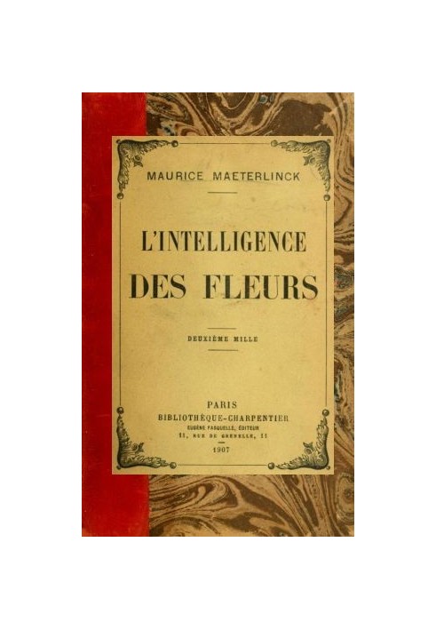 The intelligence of flowers