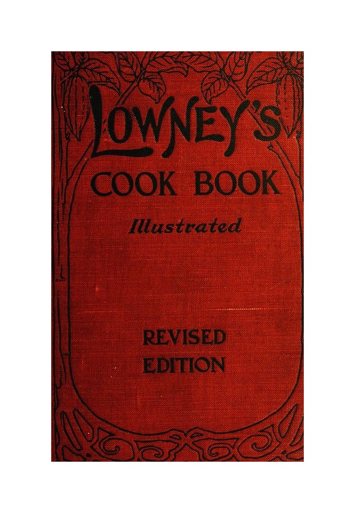 Lowney's Cook Book Illustrated in Colors