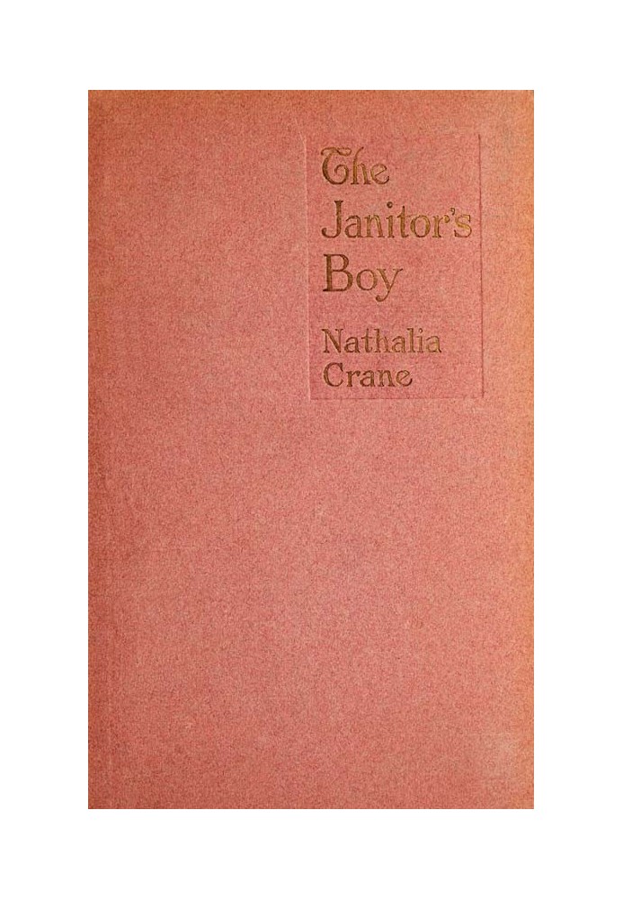 The Janitor's Boy, and Other Poems